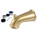 Showerscape 6" Universal Tub Spout with Diverter, Brushed Brass K1275A7